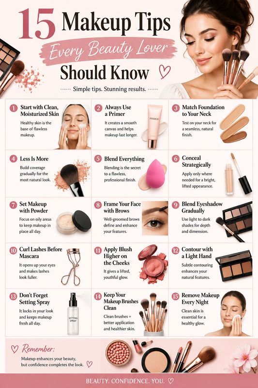 15 Essential Makeup Tips for Every Beauty Enthusiast